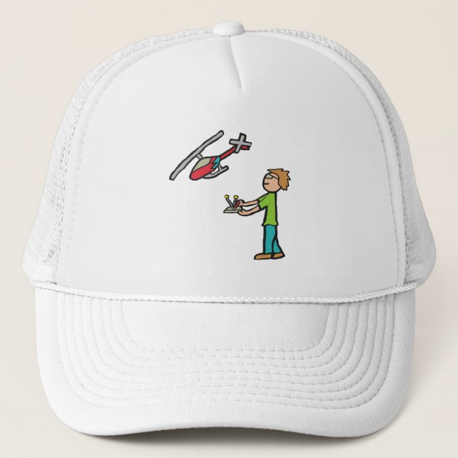 Casquette Vol en hélicoptère télécommandé (Devant)