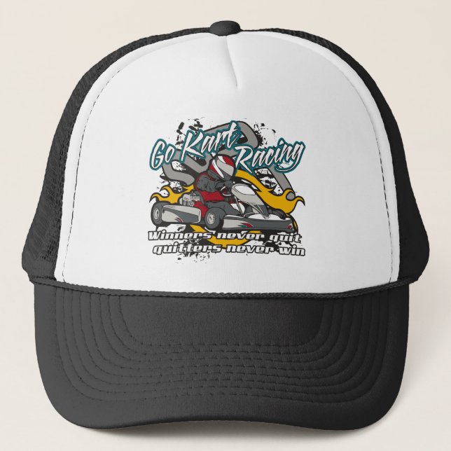 Casquette Vont les gagnants de kart (Devant)