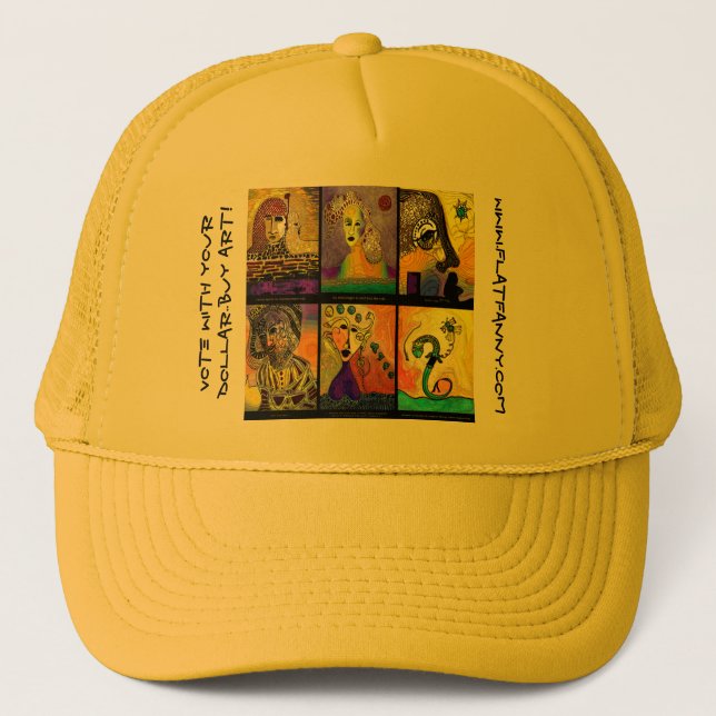 Casquette Vote avec votre art d'achat du dollar… (Devant)