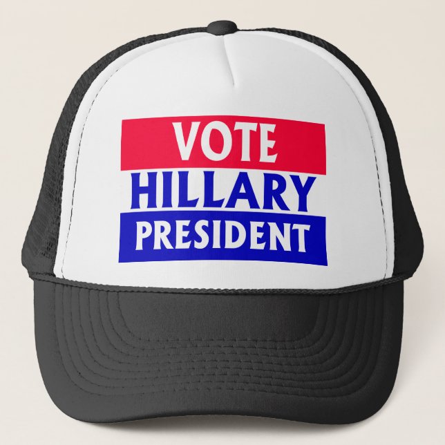 Casquette Vote Hillary Clinton (Devant)