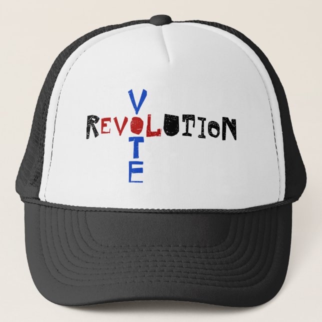 Casquette Vote pour la révolution (Devant)
