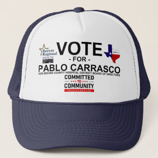 Casquette Vote pour Pablo Carrasco