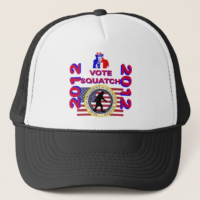 Casquette Vote pour Squatch 2010 (Devant)