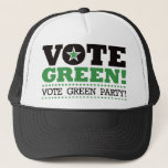 Casquette Votez Vert ! Votez Parti Vert !<br><div class="desc">Votez Vert ! Votez Parti Vert !</div>