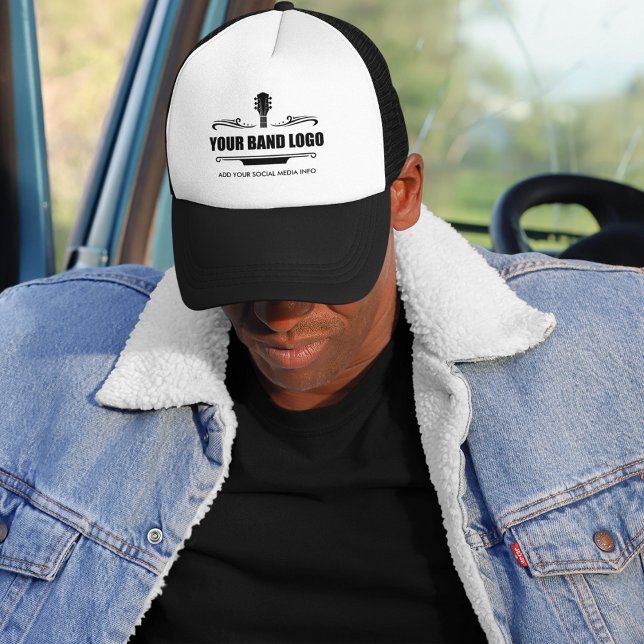 Casquette Votre logo de bande (Choose from a variety of colors.)