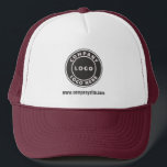 Casquette Votre logo d'entreprise et votre site Web Nouveau<br><div class="desc">Ajoutez le logo de votre entreprise et l'identité de votre marque à ce chapeau de camionneur ainsi qu'à votre adresse de site Web ou votre slogan en cliquant sur le bouton "Personnaliser" ci-dessus. Ces chapeaux de camionneur de marque peuvent annoncer votre entreprise comme les employés les portent et double comme...</div>