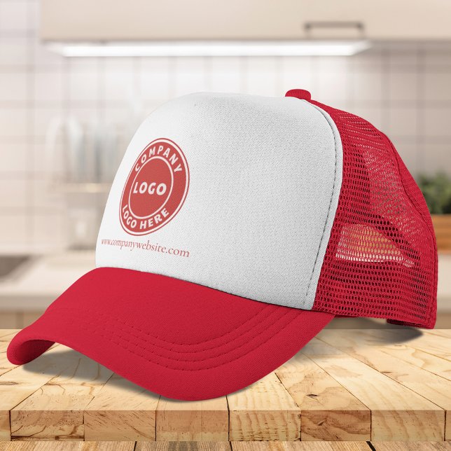 Casquette Votre logo d'entreprise Événement Swag personnalis (Your Business Logo Corporate Event Swag Custom Trucker Hat)