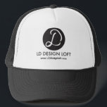 Casquette Votre Logo Ici, Simple, Personnalisable<br><div class="desc">Augmentez la visibilité de votre marque de manière élégante et pratique grâce à notre chapeau de camion simple et personnalisable "Your Logo Here". Ce casquette n'est pas seulement un accessoire de mode, c'est un outil dynamique pour présenter votre marque. Conçu avec simplicité en tête, il offre une plateforme efficace pour...</div>