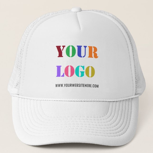 Casquette Votre Logo Site Web Trucker Chapeau promotionnel B (Devant)