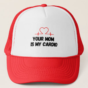 Casquette Votre Maman Est Mon Cardio Funny Fitness Exercice