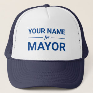 Casquette Votre nom pour le support d'élection de texte per