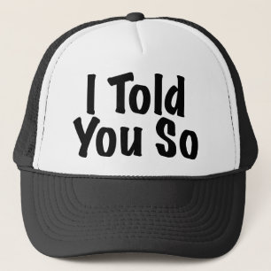 Casquette Vous a dits ainsi