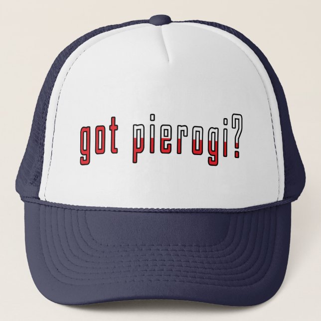 Casquette vous avez du pierogi ? Drapeau (Devant)