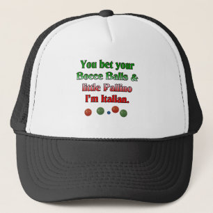 Casquette Vous avez parié vos boules de Bocce et peu de