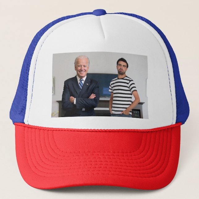 Casquette Vous avez rencontré le président Joe Biden | Ajout (Devant)