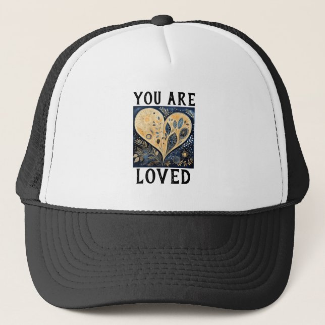 Casquette Vous êtes adoré chapeau de camion (Devant)
