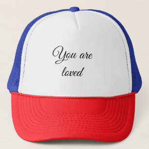 Casquette Vous êtes aimé motivation soleil citation esprit b