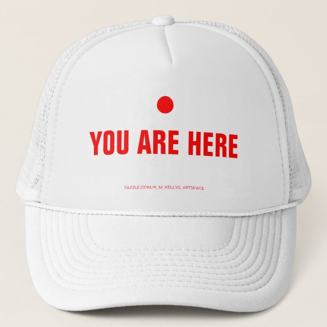 CASQUETTE VOUS ÊTES ICI (Devant)