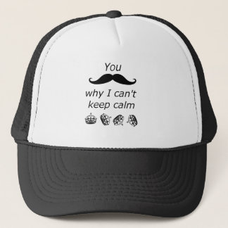 Casquette Vous moustache pourquoi je ne peux pas garder le