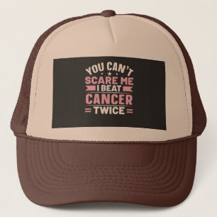 Casquette Vous ne pouvez pas me faire peur, je bat le cancer