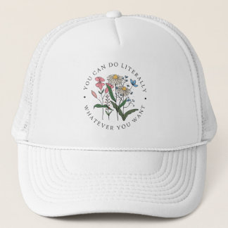 Casquette Vous Pouvez Faire Tout Ce Que Vous Voulez Fleur sa