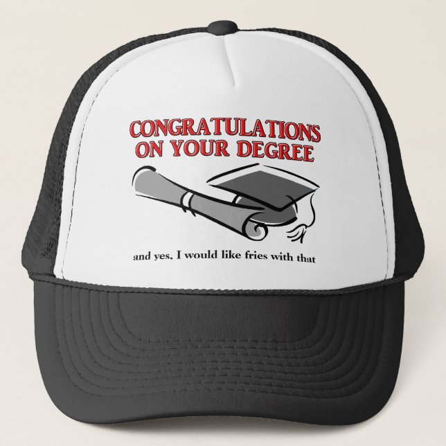 Casquette Vous voulez des frites avec ce chapeau à insulte d (Devant)