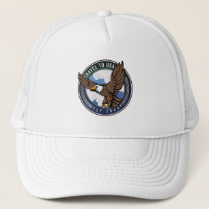 Casquette Voyage aux USA Fly today logo