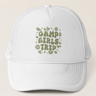 Casquette Voyage de filles de camp scout camping vintage 80s