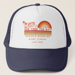 Casquette Voyage de week-end sur le thème de la pêche pour e