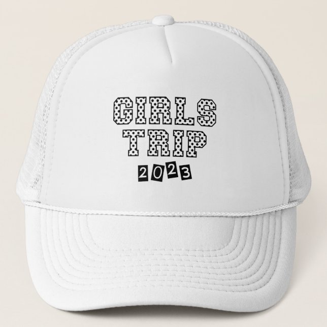 Casquette Voyage entre filles 2023 Week-end de vacances entr (Devant)