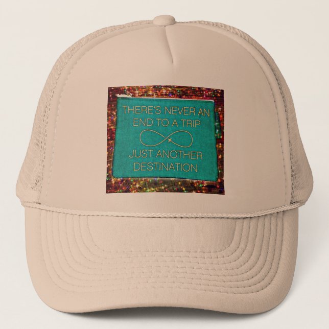 Casquette Voyage Junkie Motto (Devant)