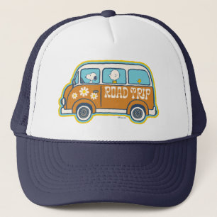 Casquette Voyage sur route   Peanuts Road Trip Van