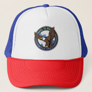 Casquette Voyager aux États-Unis Logo Fly today