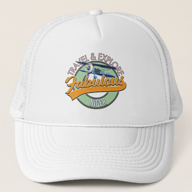Casquette voyager explorer fabuleux logo Niger (Devant)
