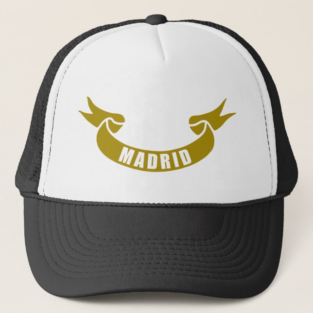 Casquette Vrai-bande-Madrid (Devant)