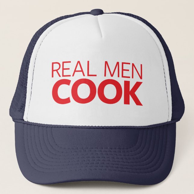 Casquette Vrai cuisinier d'hommes (Devant)