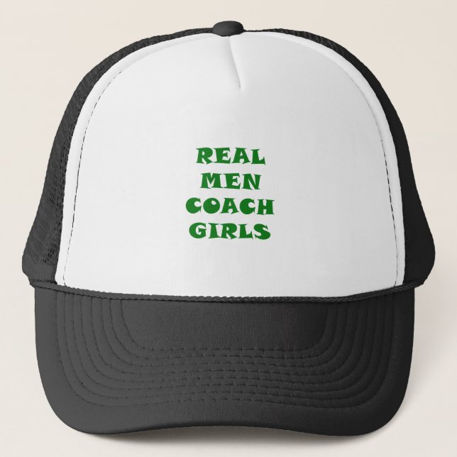 Casquette Vraies filles d'entraîneur d'hommes (Devant)