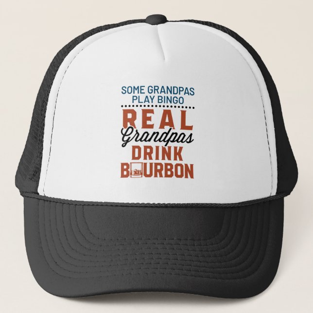 Casquette Vraiment grand-pas Boire Bourbon Funny Whiskey Dri (Devant)
