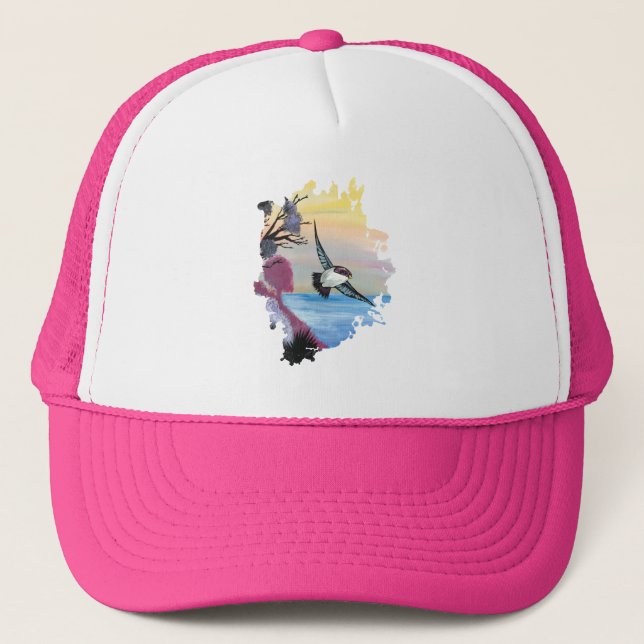 Casquette Vue Oiseaux (Devant)