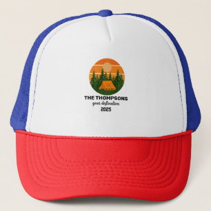 Casquette Vvacances en famille de vacances en montagne
