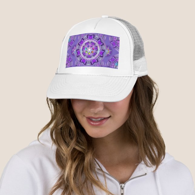 Casquette W2 pourpre (En situation)