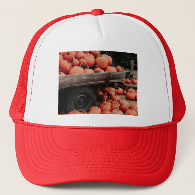 Casquette wagon citrouille (Devant)