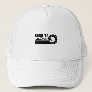 Casquette Wakeboard Né Pour Wake Wakeboard Wakeboard Wakeboa