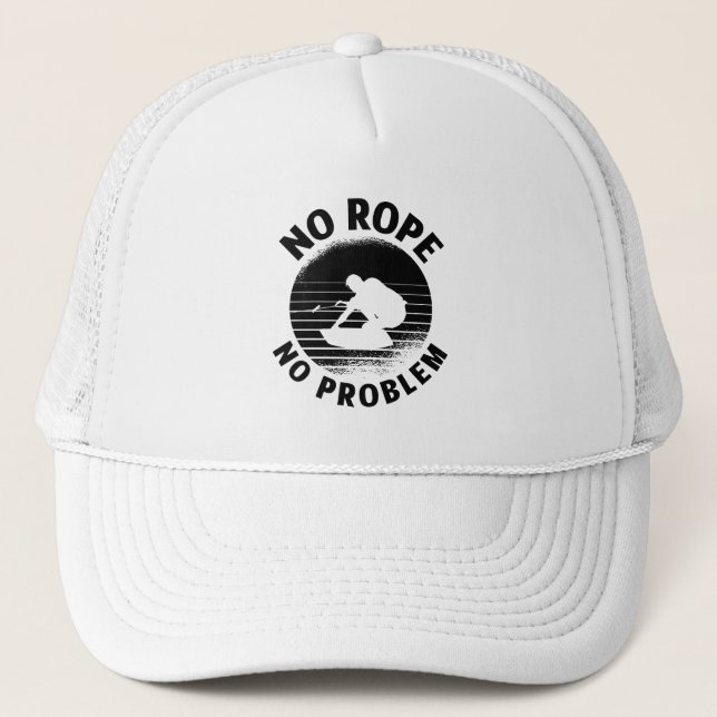 Casquette Wakeboard No Rope No Problem Wake Wakeboarder (Devant)