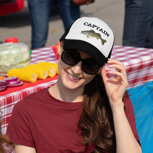 Casquette Walleye Fishing Bateau Charter Capitaine (Créateur téléchargé)