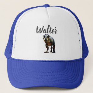 Casquette Walter Nom Avec T Rex Dinosaur,