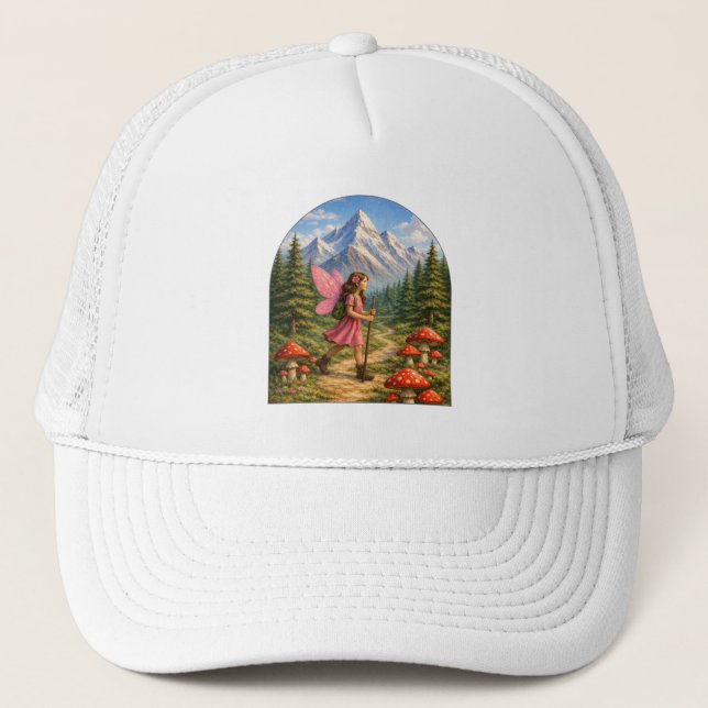 Casquette Wanderlust Mountain Fairy Hiker Fairycore Mushroom (Devant)