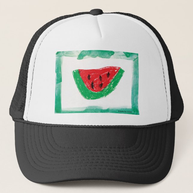 Casquette Watermelon - Kids Art pour CHOC (Devant)
