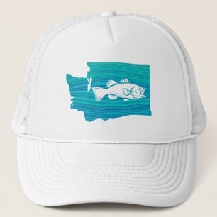 Casquette Wave Fishing de l'État de Washington