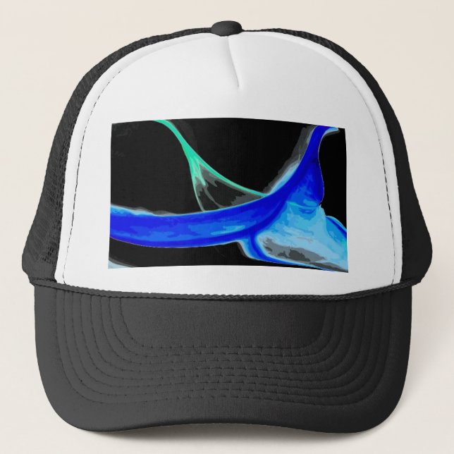 Casquette Waves Abstrait (Devant)